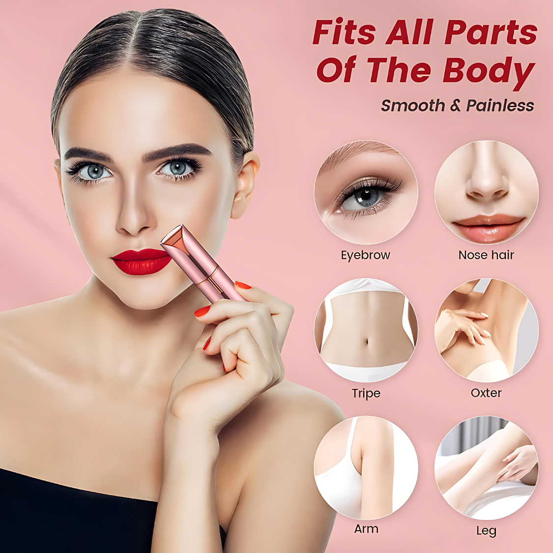 Mini Depiladora Facial Portátil