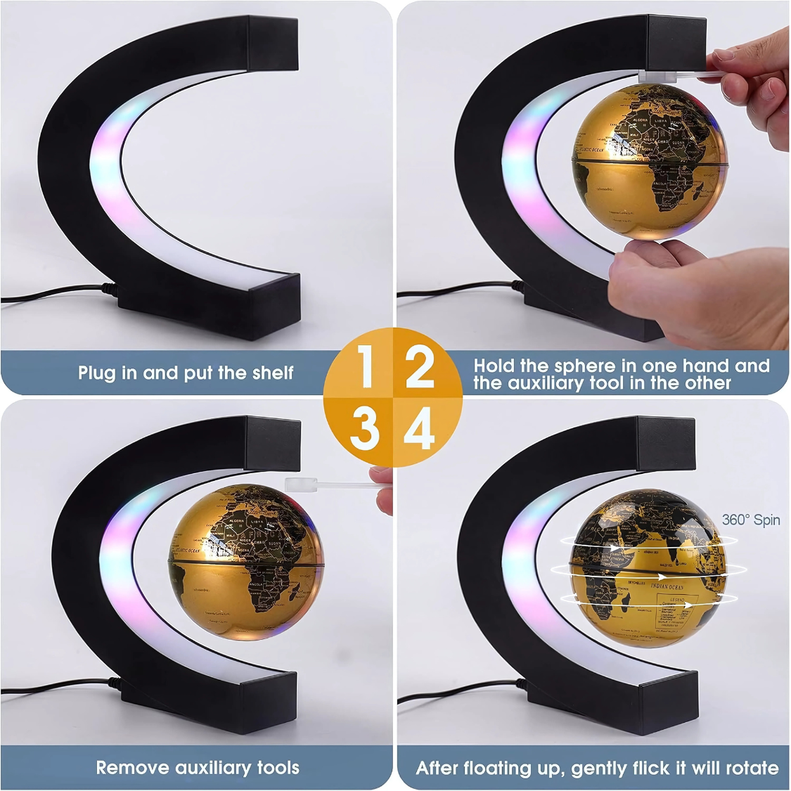 Globo LED Flotante Magnético