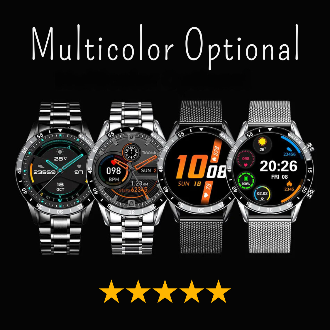 Reloj Inteligente de Estilo Redondo