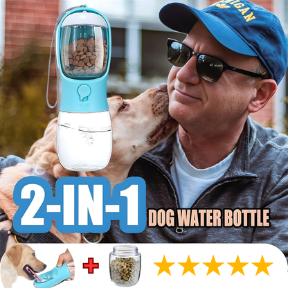 Botella 2 en 1 para Mascotas