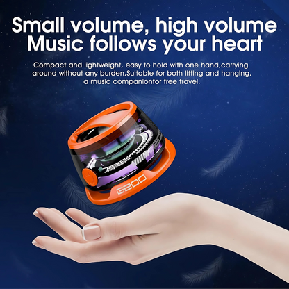 Mini Altavoz Bluetooth Magnético con Luces RGB