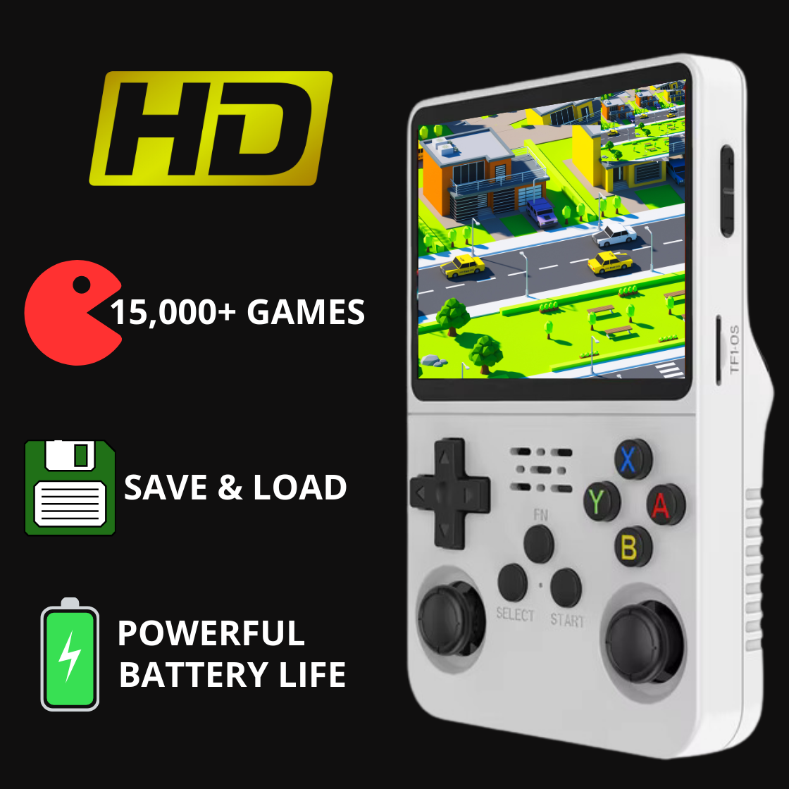 Consola Retro Portátil con Pantalla IPS y 15,000 Juegos