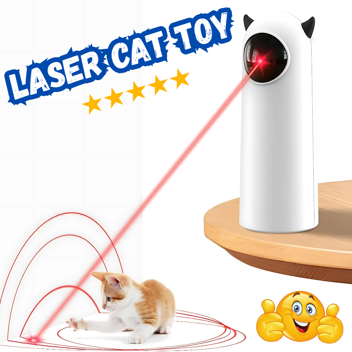 Juguete Láser Automático para Gatos