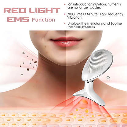 Dispositivo Reafirmante 6-en-1 para Cuello y Rostro