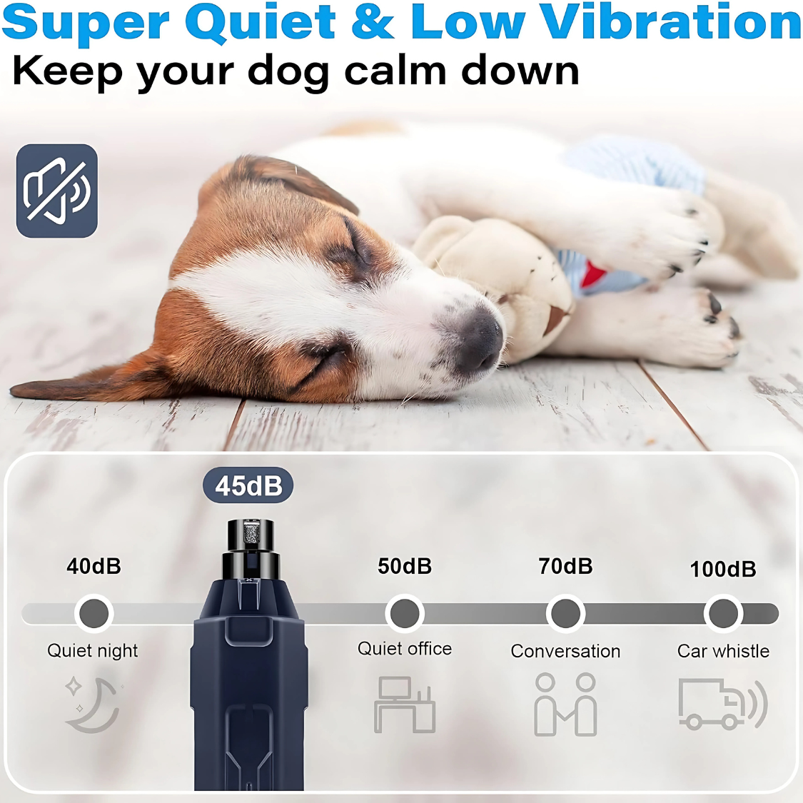 Pulidor Eléctrico para Uñas de Perros