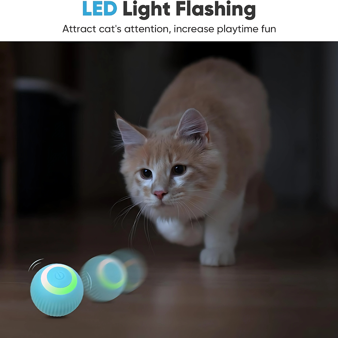 Pelota Interactiva Inteligente para Gatos