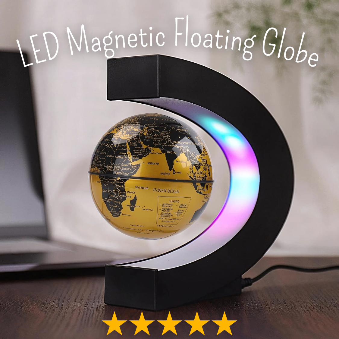 Globo LED Flotante Magnético