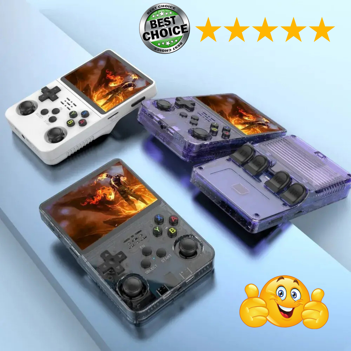 Consola Retro Portátil con Pantalla IPS y 15,000 Juegos