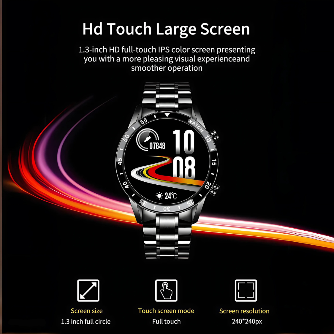 Reloj Inteligente de Estilo Redondo