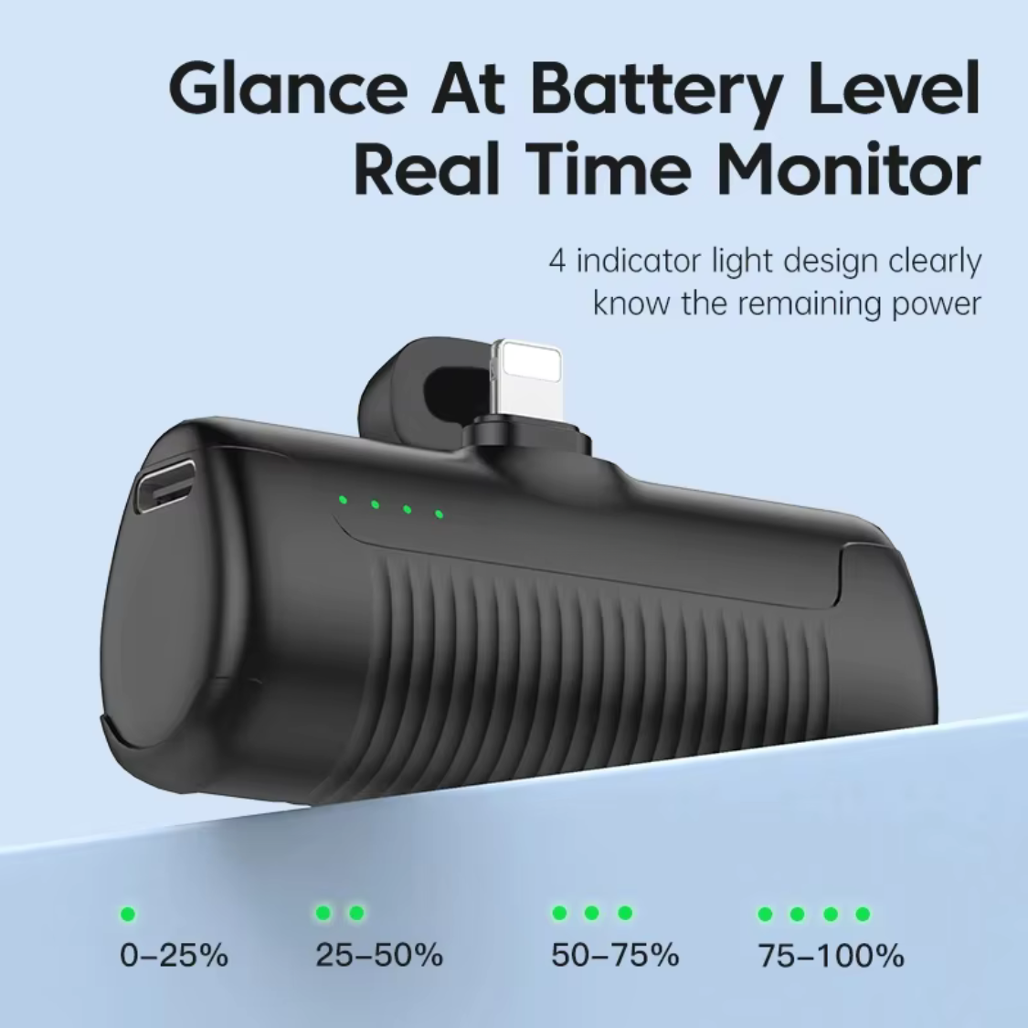 Mini Batería Portátil de 4500mAh